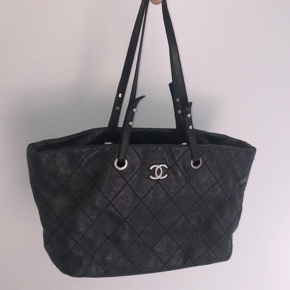 Pre-owned Chanel Lapin Fur Diamond Quilt Pattern Single Flap Bag